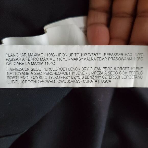 Zara Basic Black Ankle Trousers Size S - Picture 8 of 8